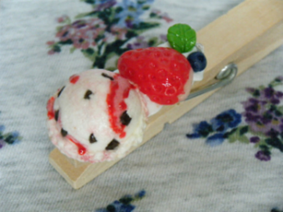 アイスクリームのデコピンチ☆ 2枚目の画像