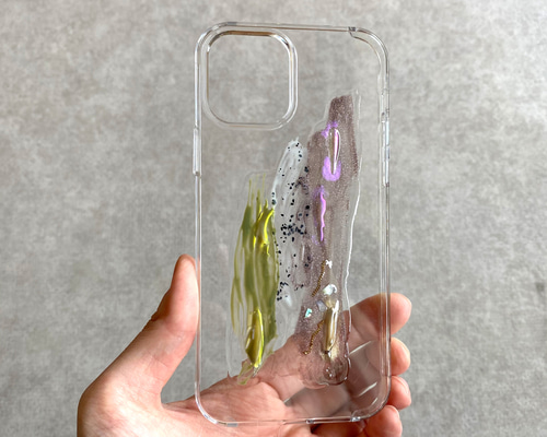 iPhone12 煌 オーロラ ニュアンスiPhoneケース スマホケース