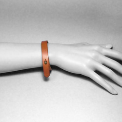 バックル レザーブレスレット ホーウィン社製クロムエクセル