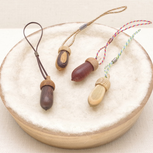 木彫どんぐ根付 カスタマイズ その他アクセサリー カワムラ 通販