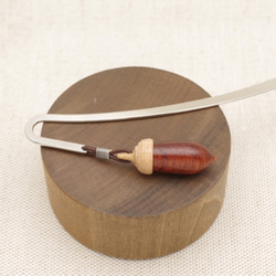 Wood Carving Acorn Bookmark : Padouk & Cherrywood 第2張的照片