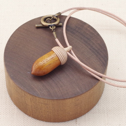 Wood Carving Acorn Bracelet : KEYAKI & Maple 第2張的照片