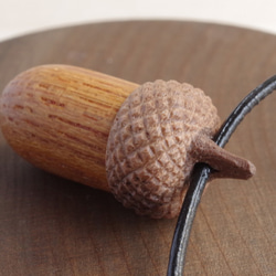 Aroma diffuser, Wood Carving Acorn: KEYAKI & Walnut 第3張的照片