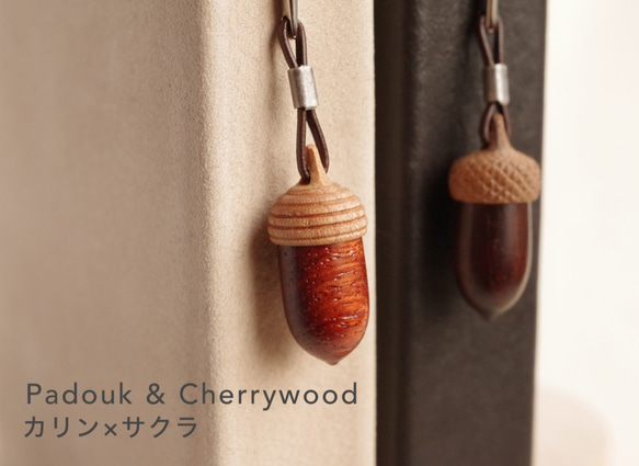 A Paired Set of Wooden Acorn Bookmarks | Best for gift! 第4張的照片