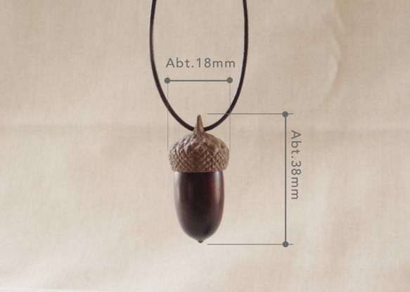 Acorns in Japan: MIZUNARA (aroma pendant) made-to-order 第7張的照片