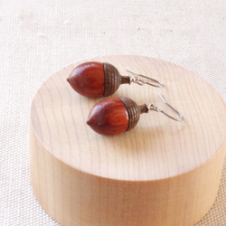 Acorns in Japan: ARAKASHI (Hook Earrings) made-to-order 第1張的照片