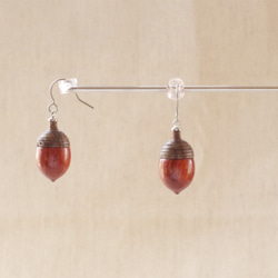 Acorns in Japan: ARAKASHI (Hook Earrings) made-to-order 第3張的照片