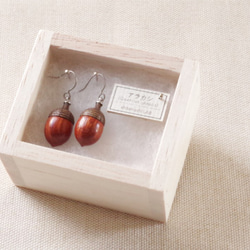 Acorns in Japan: ARAKASHI (Hook Earrings) made-to-order 第4張的照片