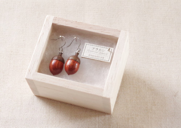 Acorns in Japan: ARAKASHI (Hook Earrings) made-to-order 第4張的照片