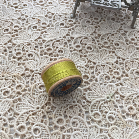 アンティーク 木製ボビン シルクの糸巻き No.8 2枚目の画像