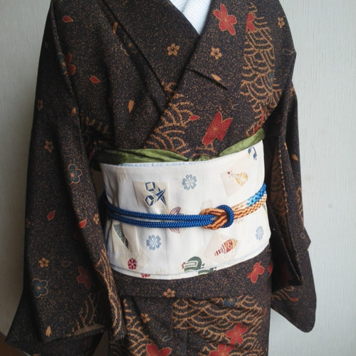 腰紐不要の二部式浴衣☆誰でも着られる簡単着付け☆新品浴衣