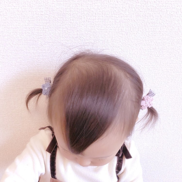 ベビー キッズ ヘアクリップ 2個セット 4枚目の画像