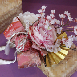 はんなり♡桜のおしとやかブーケ《持ち運びブーケbox付き》 5枚目の画像