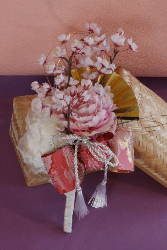 はんなり♡桜のおしとやかブーケ《持ち運びブーケbox付き》 7枚目の画像