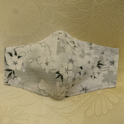 【メンズ・レディース】龍と桜　水墨　薄墨　和柄　サザンクロス生地　布マスク　　 6枚目の画像