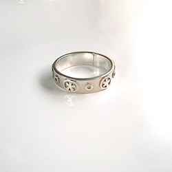 K10YG×silver925✶aurora ring オーロラリング 指輪・リング