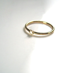 受注制作品・星(gold)・ピンキーring 2枚目の画像