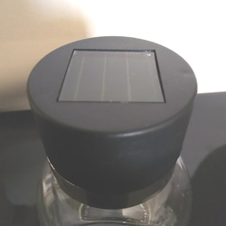 ソーラー電池式LEDライト容器、空瓶、防水 6枚目の画像