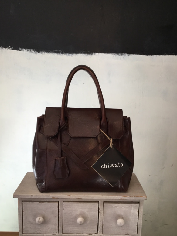 美品　chi.wata チワタ トートバッグ ブラック　シルバー chi.wata トートバッグ chi.wata 通販 2677766｜Creema(クリーマ)