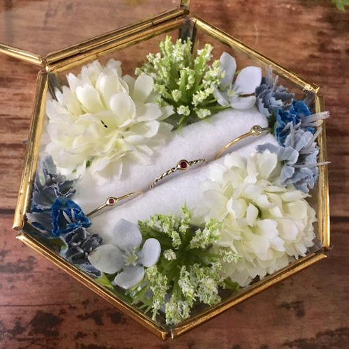 再販63】リングピロー **サムシングブルー for 3R ings** リング