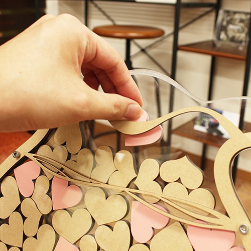 ハートドロップス「Dears Assort Duet」ブラウン おしゃれ