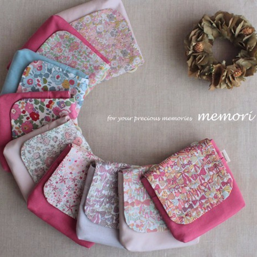 リバティ　移動ポケット　ハンドメイド 入園入学グッズ【リバティ】 移動ポケット 女の子 マジックテープ マチ