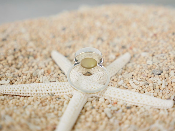 馬貝珍珠一枚銀戒指 第3張的照片