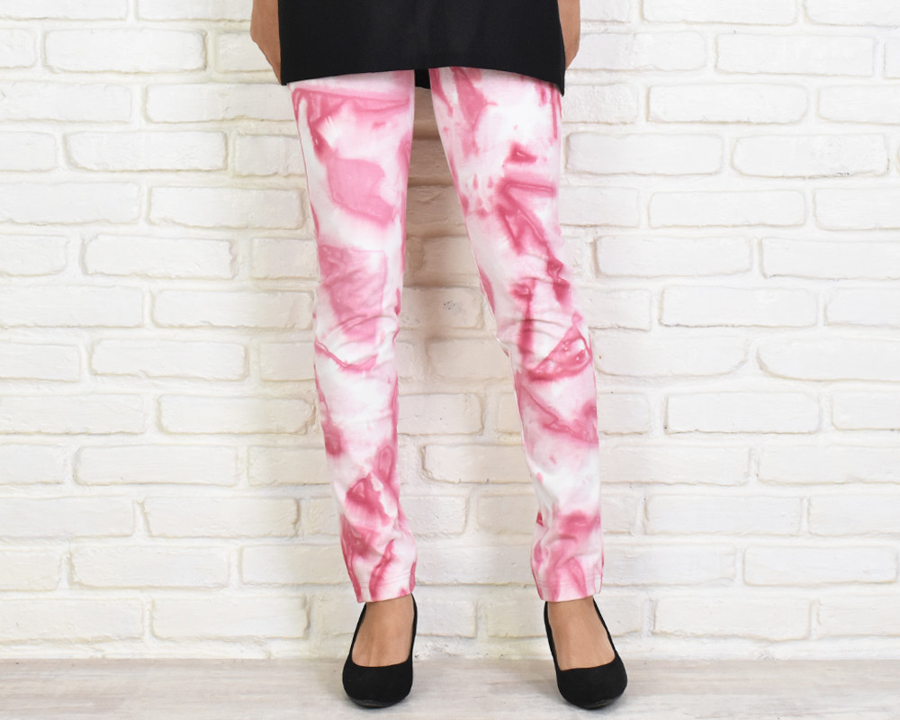 驚きの穿き心地！おしゃれな手染めスキニーストレートストレッチロングパンツ