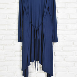 Resale Long Drape 開衫 &lt;海軍&gt; 第6張的照片