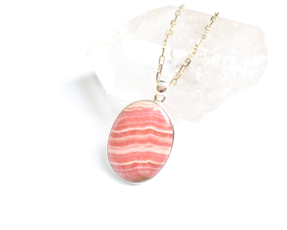 ロードクロサイトのペンダントトップ　インカローズ