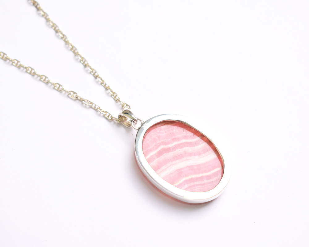 ロードクロサイトのペンダントトップ　インカローズ