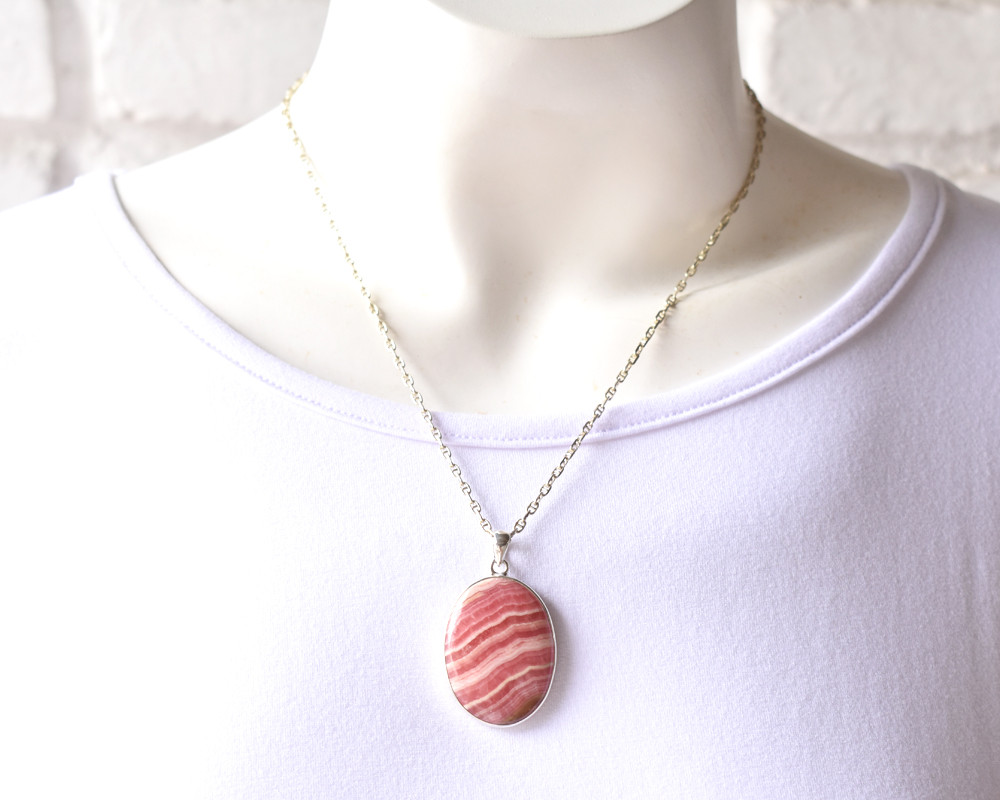 ロードクロサイトのペンダントトップ　インカローズ