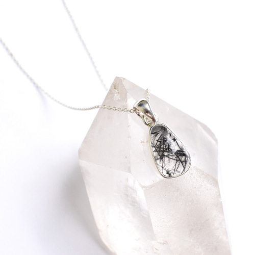 ブラックプラチナルチルクォーツ ペンダントトップ ブラックルチルクォーツ ペンダントトップ ペンダントトップ ブラック