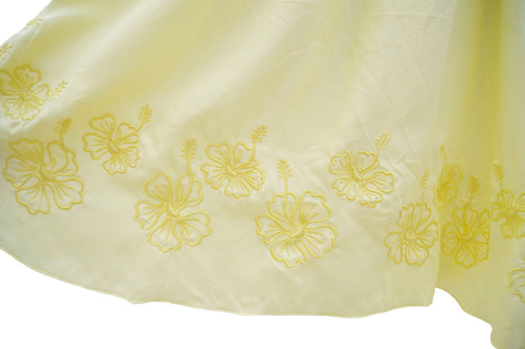 木槿繡蝴蝶袖工作服&lt;檸檬&gt; 第4張的照片