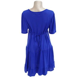 美麗的藍色！分層荷葉邊連衣裙&lt;品藍&gt; 第10張的照片