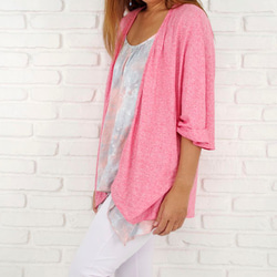 成人簡單協調！ Monarizaki Mono羊毛衫&lt;粉紅色&gt; 第3張的照片