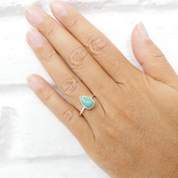 綠松石的銀戒指 第8張的照片