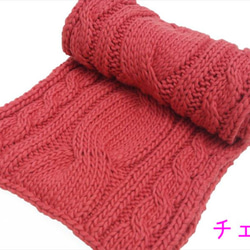 MOKOMOKO是可愛的手工針織圍巾&lt;櫻花&gt; 第2張的照片