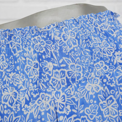 涼爽的蠟染芙蓉花圖案的褲子&lt;藍色&gt; 第5張的照片