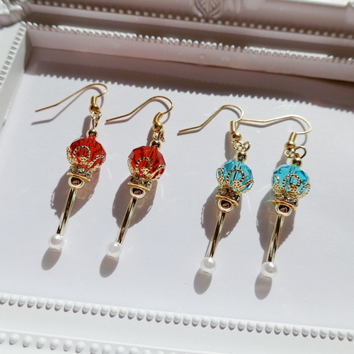 きらきら魔法の杖ピアス イヤリング・ノンホールピアス Reika 通販