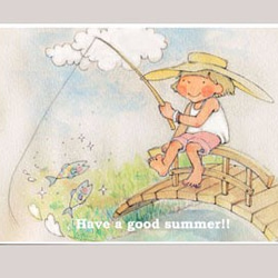 ポストカード4枚セット　「049HaveaGoodSummer!!」 1枚目の画像