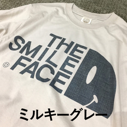 ザ・スマイルフェイスベーシックオーガニックコットンTシャツ 4枚目の画像