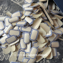 【２セット】ヴィンテージ　サフィレット　サフィリーン　ルース アンティーク サフィレットのルース ドロップ型 12mm強×16mm