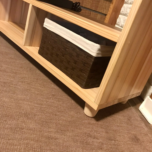 国産天然杉集成材仕様】新商品特別価格スタイリッシュテレビボード
