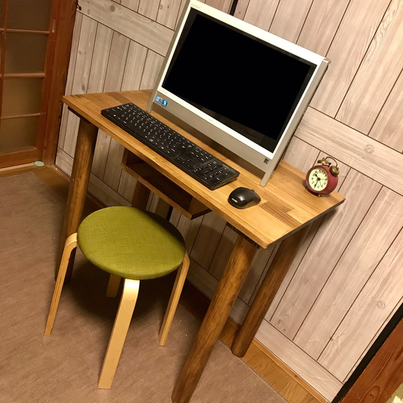 【3色から選べる】在宅ワークデスク パソコンデスク 作業台 勉強机 テレワーク用 1枚目の画像