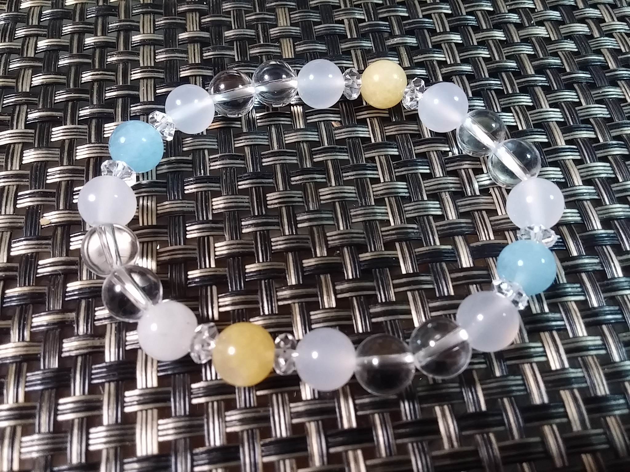 アクアマリン 天然石ブレスレット15cm