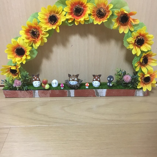 一点もの】ひな様専用☆ひまわりの置物と七夕の置物