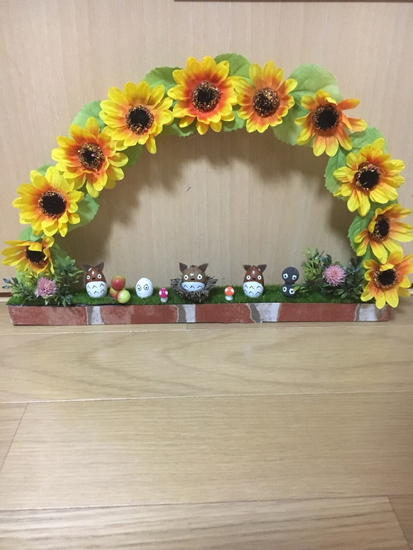 ヒマワリ 向日葵 ひまわり サンキャッチャー 置物 オブジェ