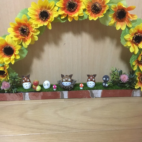 一点もの】ひな様専用☆ひまわりの置物と七夕の置物