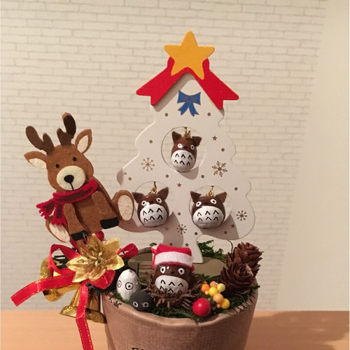 どんぐり人形クリスマスツリー&トナカイ その他置物 さおりん 通販